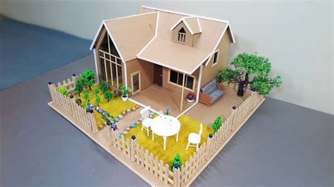 How To Make A Mansion House From Cardboard With Beautiful Fairy Garden