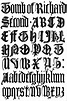 18 Gothic Medieval Font Alphabet Images - Gothic Lettering Fonts ...
