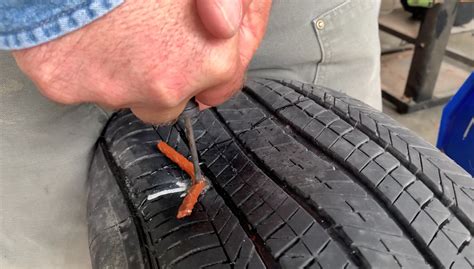 It will seal punctures on tires that are up to 1/4 inch thick. How to Fix a Flat Tubeless Tire - Video - Baileylineroad