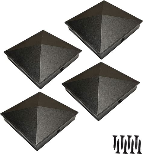 Buy True 4x4 Fence Post Capsblack Aluminum Pyramid Deck Capsonly For