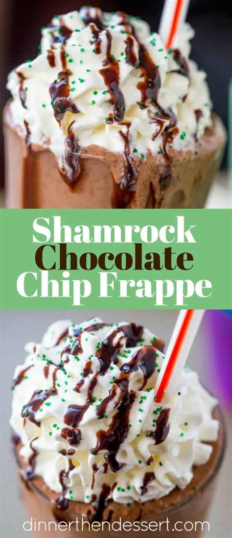 Vanilla extract and blend until smooth. McDonald's Shamrock Chocolate Chip Frappe (Copycat) - Dinner, then Dessert