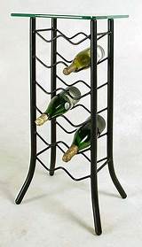 Images of Standing Wrought Iron Wine Racks