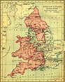 Medieval England Map