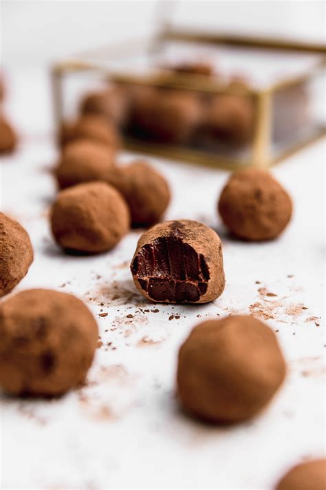 Dark Chocolate Ganache Truffles Cravings Journal