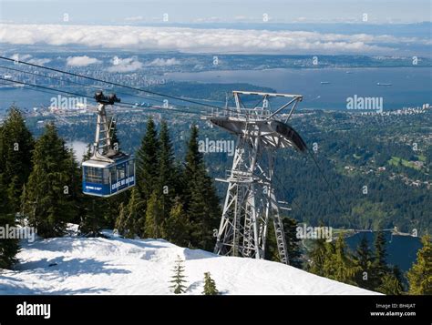 The Grouse Mountain Cable Car Vancouver British Columbia Canada
