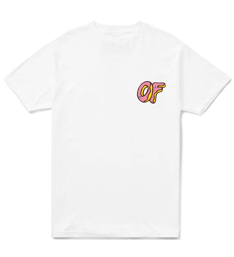 Odd Future Whitepink Of Donut T Shirt Hbx Globally Curated