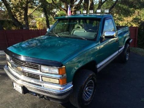 Purchase Used 1994 Chevy Silverado 1500 Z71 Gmt 400 Teal Roof Lights