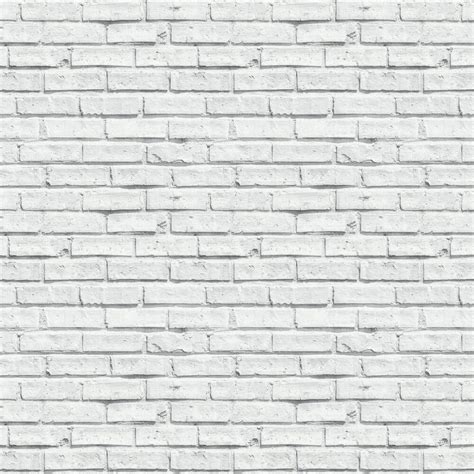 White Brick By Arthouse White Wallpaper Wallpaper Direct