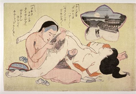 Japán tizenhatodik századi erotikus tekercsei durvábbak voltak mint