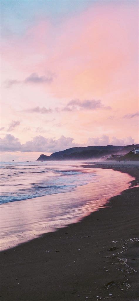 Pink Beach Sunset Iphone Wallpapers Top Free Pink Beach Sunset Iphone