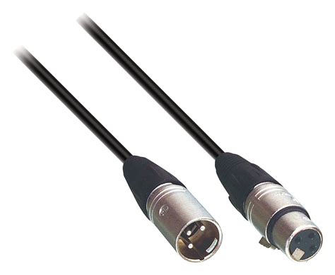 Speaker Cable Xlr 3 Pin Male Xlr 3 Pin Female 300 M Black Nedis
