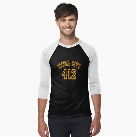 Pittsburgh 412 Steel City Area Code Pennsylvania Jersey Shirts Stickers