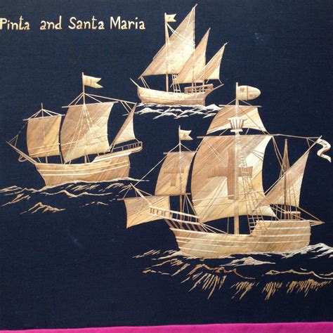 Christopher Columbus Ships Nina Pinta And Santa Maria Nautical