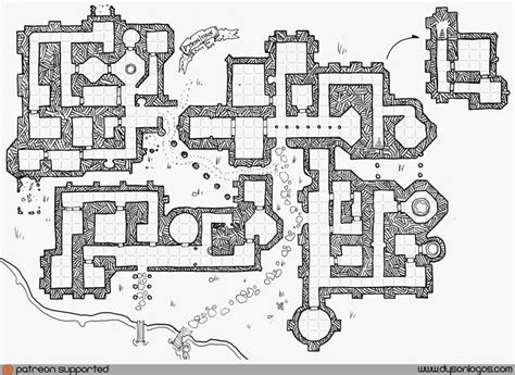 Pin By Logan On Dungeons Dungeon Maps Map Castle Floor Plan