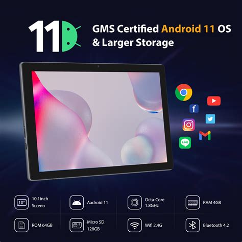 10 Inch Android 11 Tablet Octa Core 18ghz Processor 4gb Ram 64gb