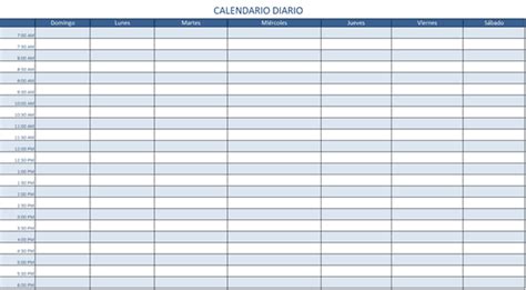 Plantillas De Excel Gratis Para Crear Calendarios