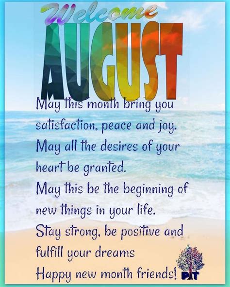 Welcome August Greeting Pictures Photos And Images For Facebook