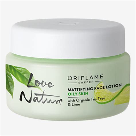 Oriflame Love Nature Mattifying Face Lotion With Organic Tea Tree