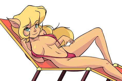 Rule 34 Callie Briggs Cameltoe Lounge Chair Pepipopo Sling Bikini