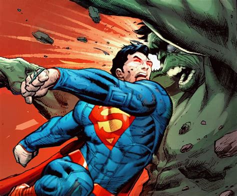 New 52 Superman Vs Marvel Now Hulk By Mayantimegod On Deviantart