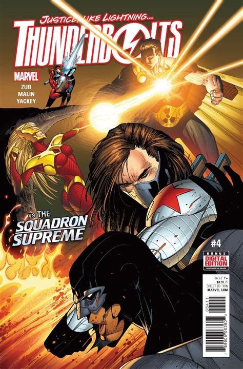 Marvel Comics Spoilers Thunderbolts 4 Pits The Winter Soldier And The T