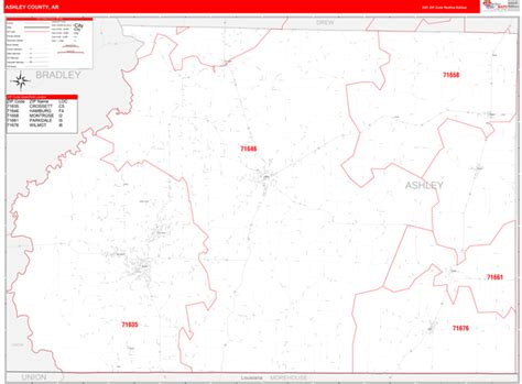 Maps Of Ashley County Arkansas