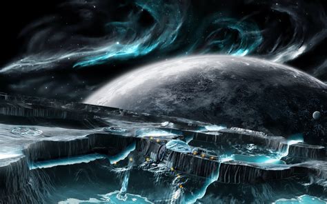 Outer Space Science Fiction 1680x1050 Wallpaper Aircraft