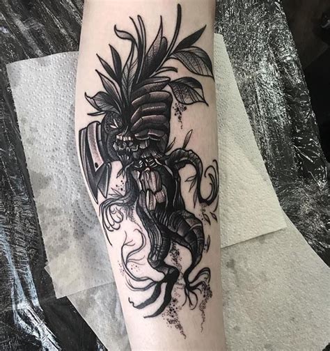 Harry potter tattoos are as varied and amazing as the world of the child wizard. Mandrake from Harry Potter. Done by Adam at Second Skin ...