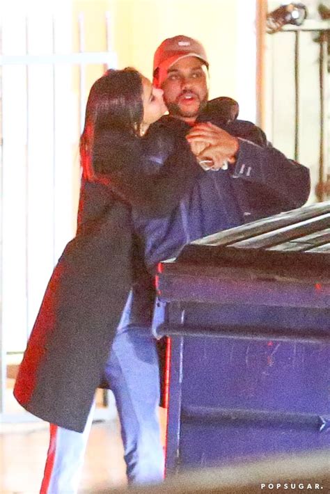 Selena Gomez And The Weeknd Kissing Pictures January 2017 Popsugar Celebrity Photo 11
