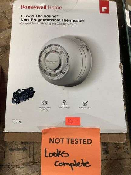 Honeywell The Round Non Programmable Thermostat Metzger Property