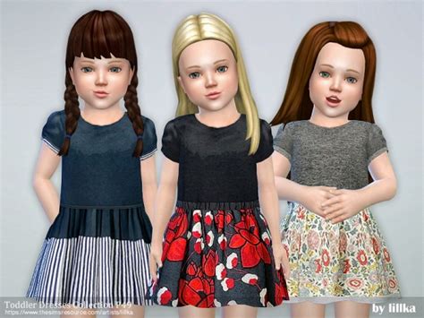 Cute Toddler Dresses Collection 02 By Pinkzombiecupcakes At Tsr Sims 56e