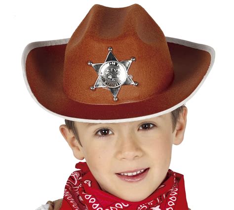 Cowboy Hat Kids Brown