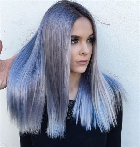 Pin By Jessica Brown On Hair Color Inspo Denim Hair Ice Blue Hair