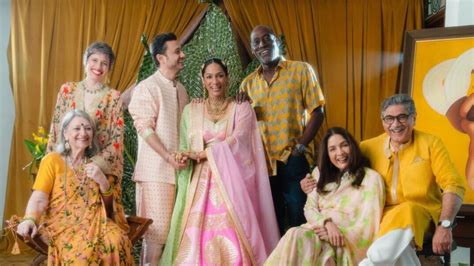 Neena Gupta Husband Vivek Ex Vivian Richards Come Together To Bless Masaba Gupta On Her