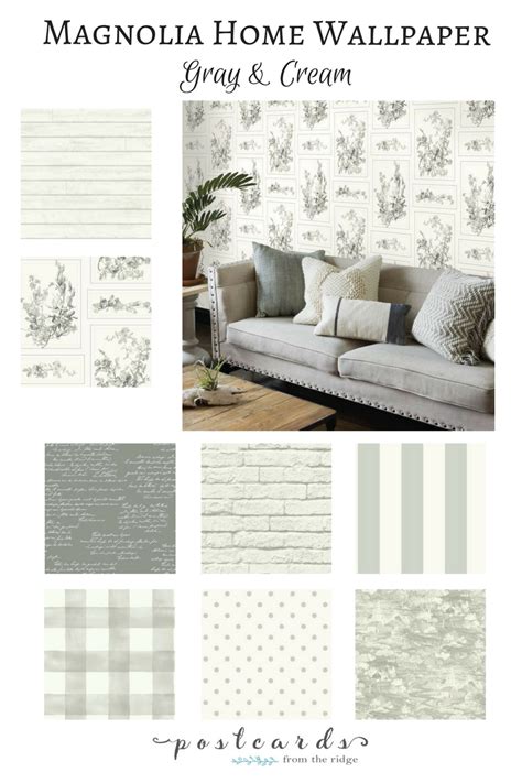 These Wallpapers From Joanna Gaines Magnolia Home Collection Are