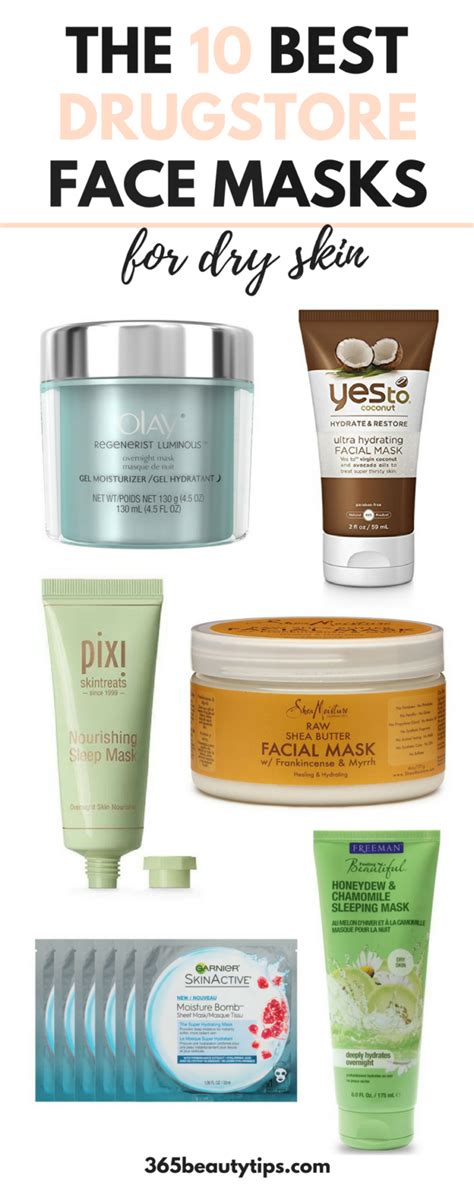 The 10 Best Drugstore Face Masks For Dry Skin 365beautytips