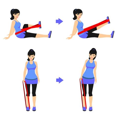 Free pilates exercises instructions with pictures. Create a cartoon like resistance band exercise instruction ...