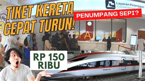 Kabar Gembira Kini Naik Kereta Cepat Whoosh Hanya 150 Ribu Rupiah