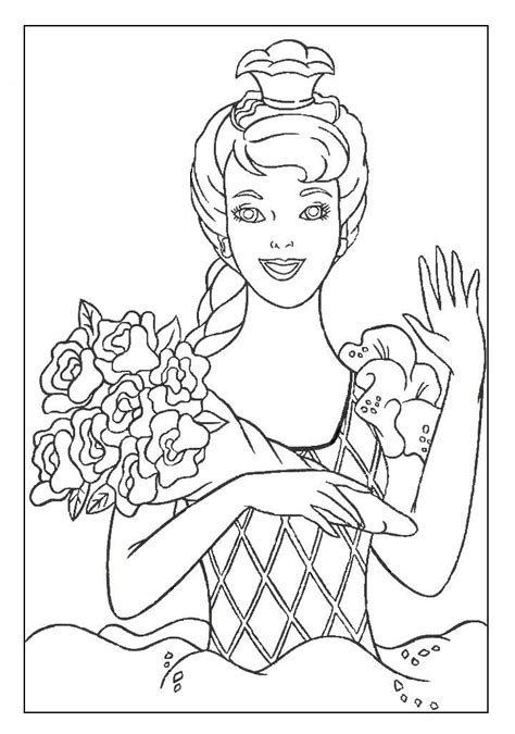 Barbie Coloring Book Pages Coloring Home