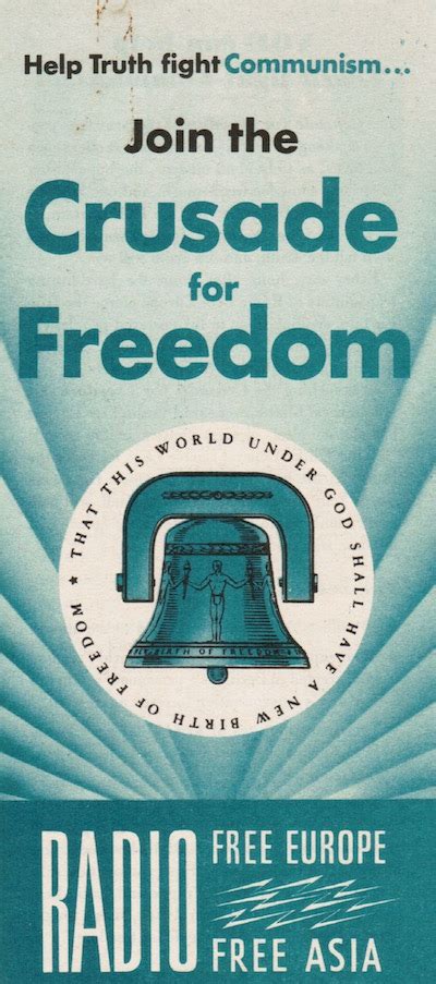 Advertising For Radio Free Europe During The Cold War Cold War Radio