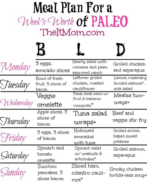 The Paleo Diet A Beginners Guide And Meal Plan The It Mom