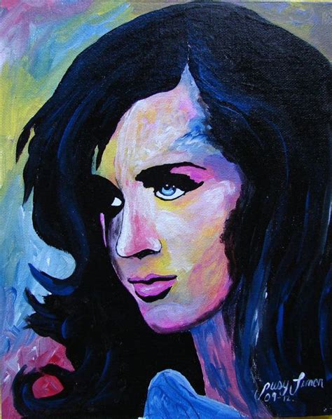 Katy Perry Painting Portrait Pop Art Modern Art Pop Retratos Pintura