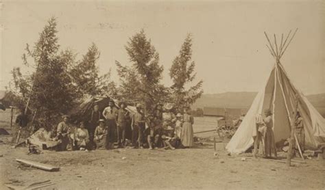 Indian Camp Photograph Wisconsin Historical Society Vintage Native American Historical
