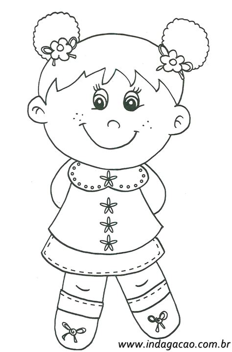 Desenho De Menina Para Colorir Baixar Grátis IndagaÇÃo