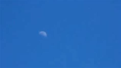 Daytime Moon Clear Blue Sky Youtube
