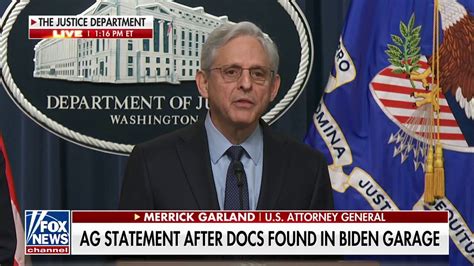 Merrick Garland Announces Special Counsel Appointment For Biden