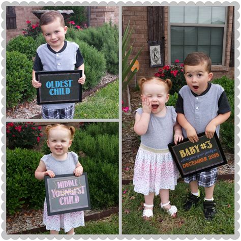 3rd Baby Oldest Middle Youngest Pregnancy Announcement Were Expecting