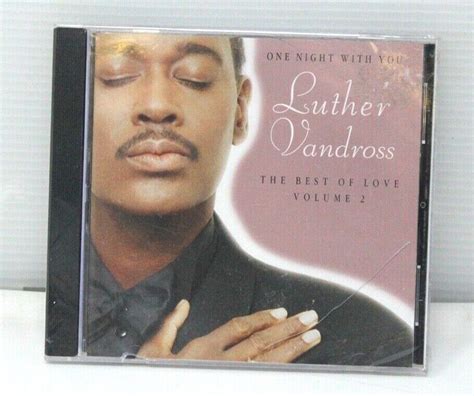 One Night With You The Best Of Love Vol 2 By Luther Vandross Cd