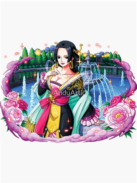 Boa Hancock One Piece Sticker For Sale By Andyartic Redbubble