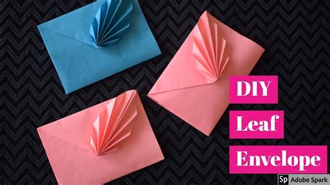 Diy Origami Leaf Envelope